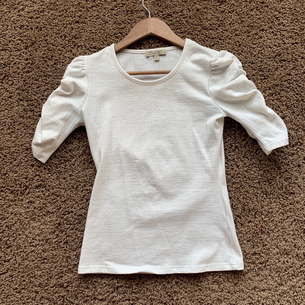 Ruched sleeved top